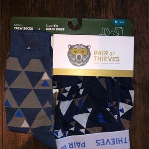 Men’s Pair of Thieves Boxer Brief/Crew Soc…